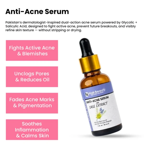 CHAQON Anti Acne Serum – Herbal Extract, Anti-Pimple, Scar Removal - Image 2